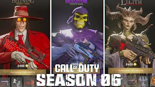 ALL Season 6 Bundles Showcase amp Dates Skeletor Alucard Zombie Ash amp MORE  Modern Warfare 2 [upl. by Suoivatnod]