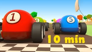 Le nuove gare di corsa macchinine colorate e go kart  compilation di 10 minuti [upl. by Jabe]