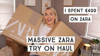 MASSIVE ZARA HAUL AND TRY ON  SPRING SUMMER 2019  Ruby Holley [upl. by Anibor]