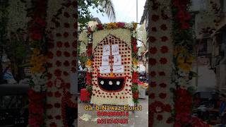 Dargah Chadar Design🌹chadar foolkichadar qawali ursmubarak sandal viralvideo shorts flowers [upl. by Aitnic]