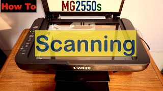 Canon PIXMA MG2550s Scanning Scan To Win 10 Laptop [upl. by Inobe]