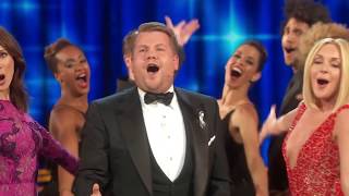 James Cordens Tony Awards 2016 Opening with Musical Titles [upl. by Llednil201]