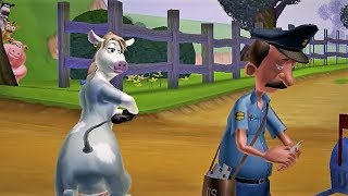 Barnyard PC Game  Tease The Mailman [upl. by Tlok]