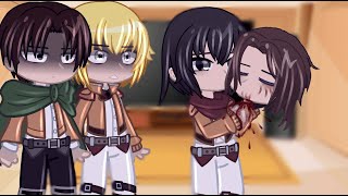 Past Attack On Titan React To Erens Future  AOT  Gacha Club [upl. by Panter583]