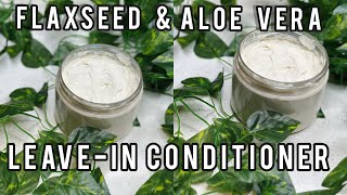 Flaxseed amp Aloe Leavein Conditioner diy 4chair [upl. by Aneladdam]