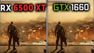 RX 6500 XT vs GTX 1660 Benchmark – 59 Tests [upl. by Allecnirp538]