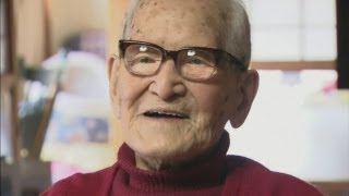 Japanese man becomes oldest person in the world [upl. by Ilyah]