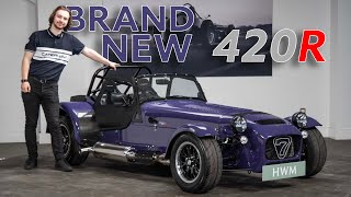 A BRAND NEW Caterham 420R Finished in Ultraviolet Purple  A Walk Around With Jean [upl. by Ecadnak]