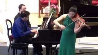 Ravel Tzigane Gypsy for violin amp piano [upl. by Hogarth813]