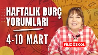 FİLİZ ÖZKOL İLE HAFTALIK BURÇ YORUMLARI  4  10 MART 2024 [upl. by Eardnaed]