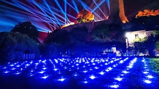 Nocturne Drone Shows Die Technik der Drohnenshow über Halle zum Tag der deutschen Einheit [upl. by Yemaj]