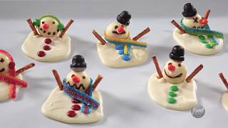 Muñecos de nieve derretidos  Recetas Navideñas  Food Network Latinoamérica [upl. by Norvin241]