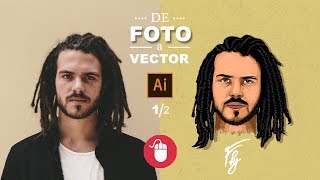 De Foto a Vector  Illustrator Tutorial Mouse [upl. by Otrebide315]