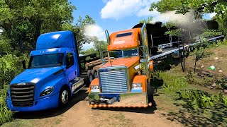 Caminos  Difíciles  De Honduras Freightliner Classic XL ATS Mods 148 [upl. by Gottfried]