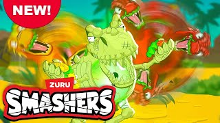 SMASHERS Pirate Pile Up  Season 5 Episode 8  Zuru  Smashers World  Animated Stories [upl. by Orapma620]