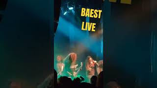 Baest Live in Aarhus Denmark baest livemetal danishmetal deathmetal [upl. by Terra]