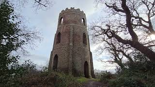 Conygar Tower in Dunster Village during winter 25th January 2024 [upl. by Kowal]