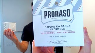 Proraso Shaving Soap Shave Review [upl. by Lanita]