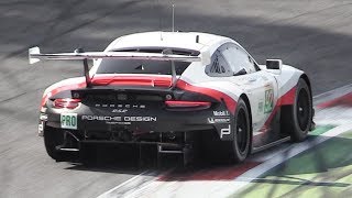 Porsche 9912 RSR GTE The best and loudest sounding WEC 20182019 race car [upl. by Bodi]