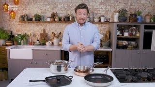 How to choose your cookware with Jamie Oliver amp Tefal [upl. by Kilmarx]