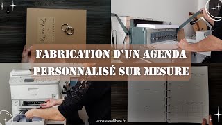 Fabrication dun agenda personnalisé sur mesure Et ma tête se libère [upl. by Mullen]