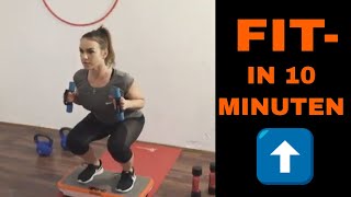 Ganzkörper Workout am Vibro Shaper  Fit in 10 Minuten [upl. by Roderigo634]