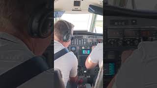 Fairchild Metroliner 3 Cockpit Takeoff POV [upl. by Jelena85]