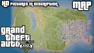 GTA V OFFICIAL MAP LEAKED 1080p HD High Resolution Pictures in DESCRIPTION [upl. by Eeltrebor]