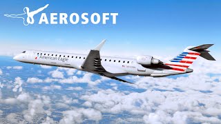 The Aerosoft CRJ 9001000 is Awesome [upl. by Einaoj512]