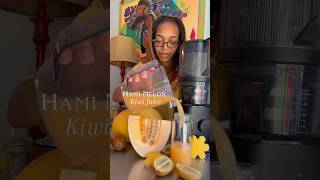 Hami Melon 🤝🏽 Gold Kiwi juicingrecipes juicecleanse freshjuice health juicefast juicing j2 [upl. by Eilrahs]