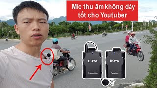 Review BOYA BY WM4 PRO  Micro thu âm không dây Youtuber nên dùng [upl. by Marybeth]