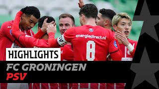 GÖTZE scores ⚽ amp VEERMAN debut ✨  HIGHLIGHTS FC Groningen  PSV [upl. by Iaht]