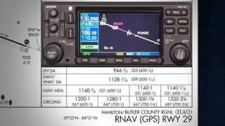 Garmin 430W LPV Approach  WAAS Training Program from Sportys Pilot Shop [upl. by Cha137]