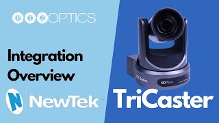 PTZOptics NewTek Tricaster Camera PTZ Control Integration Overview [upl. by Ennaj]