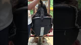 Long Length cut with leyar Cutting ✂️ shorts haircut vlogs leyarcut [upl. by Hcirdla]