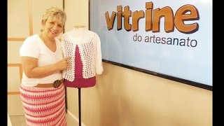 Bolero Victoria com Vitória Quintal  Vitrine do Artesanato na TV [upl. by Wynn]