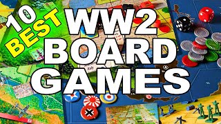 Top 10 Best WW2 Strategy Board Games  Best WW2 Tabletop War Games [upl. by Shannen442]