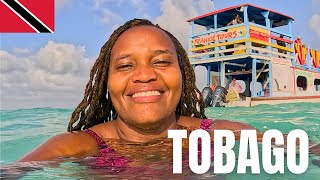 I escaped to Tobago using the Ferry to see the pool in the middle of the ocean [upl. by Gallard]