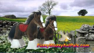 Plush Clydesdale Horses [upl. by Anetsirk161]