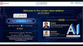 LTC 2023 Curtain Raiser Lecture [upl. by Hilbert]