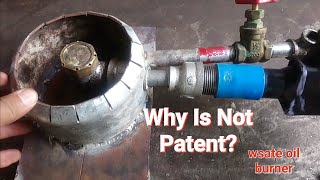 Why Is Not PatentBe Amaze Waste Oil Stove Burner [upl. by Hartman]