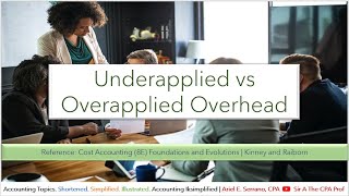 Underapplied vs Overapplied Overhead  Kinney amp Raiborn [upl. by Pierette]