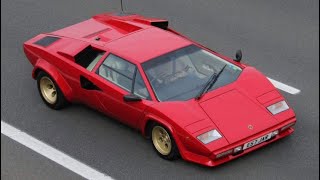 Lamborghini Countach Euro Tour part 1 We visit Bugatti amp then go find a derestricted Autobahn [upl. by Tempest]