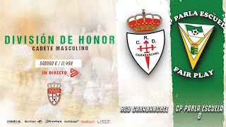 RCD Carabanchel vs CP Parla Escuela B  División de Honor Cadete Masculino [upl. by Auqinal]