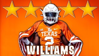 Texas Longhorns Secure HARD HITTING ⭐⭐⭐⭐⭐ Safety Derek Williams [upl. by Strade]