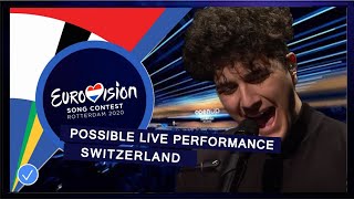 Switzerland  LIVE  Gjons Tears  Répondezmoi  Eurovision 2020 [upl. by Rosita50]