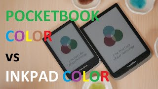 Pocketbook Inkpad Color vs Pocketbook Color ereader Comparison [upl. by Hsirap]