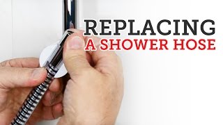 Shower Doctor TV Replacing a shower hose [upl. by Marys]