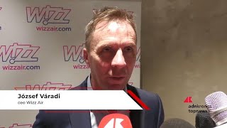 Váradi Wizz Air “Entusiasti di presentare nostra prima tratta intercontinentale Milano [upl. by Namref]