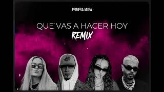 Omar Courtz  QUE VAS A HACER HOY REMIX Ft Karol G De La Rose amp Rauw Alejandro [upl. by Lammaj]